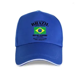 Ball Caps Printed RIO DE JANERIO Brazil Flag For Men Bespoke Baseball Cap Full Cotton