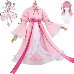 Cosplay Anime S Chara Hinamori Amu Joker Amulet Angel Cosplay Costume Wig Pink Dress Lolita Lovely Uniform Hallowen Role Play Suit