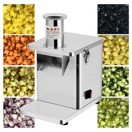 Commercial Carrot Potato Granular Diced Cutting Machine Fruit Dicer Machine Kitchen Vegetable Chopper