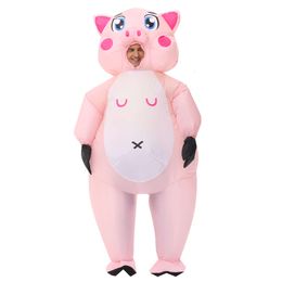 Cosplay Adult Animal Halloween Cosplay Costumes Pig Iatable Costume Purim Birthday Gift Party Role Play Disfraces