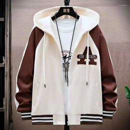 Men's Jackets 2023 Spring Autumn Hip Hop Fashion Streetwear Baseball Men Casual Trend Clothing Hooded Coats