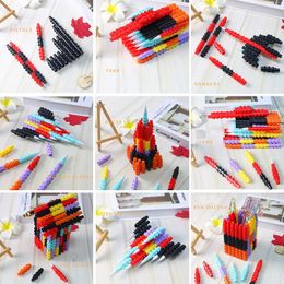 wholesale Metamorphic Building Block Neutral Pen für Studenten und Kinder Puzzle Fun Assembly Section Pen Cute Stationery Water Pen Großhandel