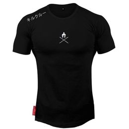 Summer New Designer mens gyms T shirt Crossfit Fitness Bodybuilding Fashion Male Short clothing Brand Five Colours Tee Tops269m