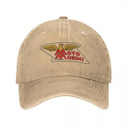 Ball Caps Moto Morini Itlalian Racing Baseball Vintage Distressed Denim Washed Retro Snapback Cap Outdoor Summer Hats