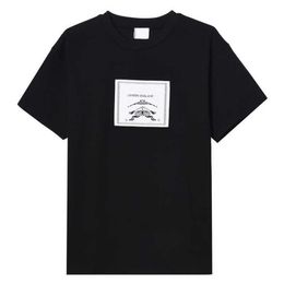 2023 London England Black Tee Fashion Man Women T-shirt Oversize Style Hip Hop Highstreet FZTX16113374