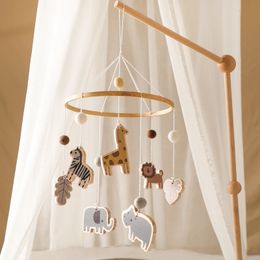 Mobiles# Baby 0-12 Months Rattles Crib Mobiles Toy Bell Musical Box born Crib Bed Bell Toddler Rattles Forest Animals Musical Toy Gift 231016