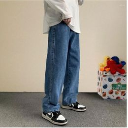 Men's Jeans Men Straight Baggy Denim Pants Male Casual Trousers Korean Streetwear For Man Mens Pant Clothing