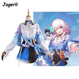 Honkai: Star Rail March 7th Cosplay Costume Game New Role-playing Cloth Women Anime Wig Suit Accessory Halloween