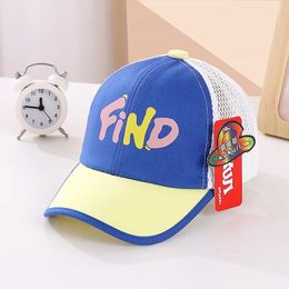 Ball Caps 2023 Mesh Baseball Cap For Baby Summer Thin Breathable Children Outdoor Casual Sun Protection Boys Girls Kids Sunshade Gorra