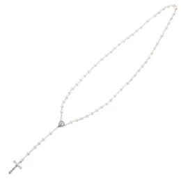 Pendant Necklaces Rosary Beads Necklace Religious Neck Jewellery Pearl Decoration The