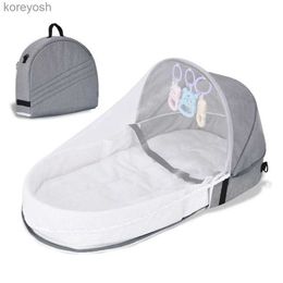 Bassinets Cradles Baby Infant Multi-function Bed Portable Mosquito Nest Bed Battilo Sleep Foldable Baby Cribs Bassinet NetL231016