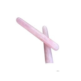 Arts And Crafts Natural Clear Crystal Wand Rose Quartz Rock Black Obsidian Healing Gift Polished For 4589283 Drop Delivery Home Garde Dhlih