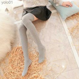 Socks Hosiery Warm Long Cotton Stocking Kaii Lolita Thigh High for Women Striped Warm Thigh High Korean Fashion Over KneeL231016