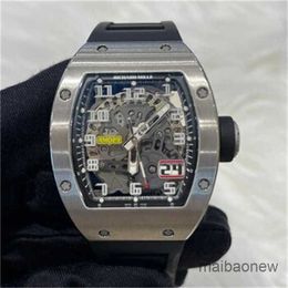 Designer Bag Tourbillon Swiss Quartz Watch Sport Carbon TPT RichareMill Band Diamond Set y Automatic Mechanical Wristwatches Watches Sports O0E7 with Logo