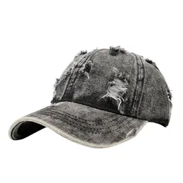 Ball Caps Distressed Men Ladies Hat Fashion Baseball Cap Denim Buckle Outdoor Bell Crusher Headband Top Hats For Women