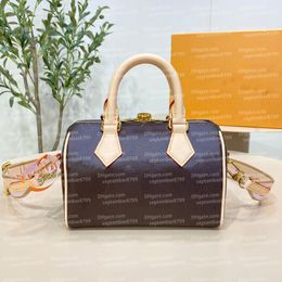 DesignerMini Clutch Bags 10A Top Quality Womens Luxury Fashion Speedy Nano Bags Genuine Leather Handbags Shoulder Bags Cosmetic Crossbody Bags 20cm Purse With Box