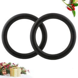 Gymnastic Rings 2PCS Replacement Fitness Rings Plastic Gymnastic Ring for Strength Muscular Bodyweight Training Cross-Training Workouts Black 231016