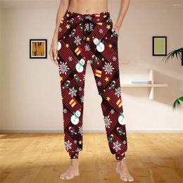 Women's Pants Snowman Christmas Pattern Sweatpants Cosy Durable Long Walk Trousers Sports Fitness Solid Jogging Teens Sweat