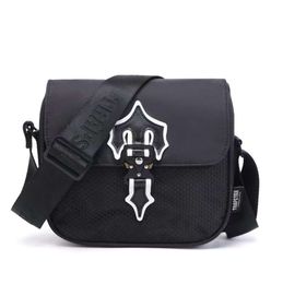 Trapstar men crossbody bag Luxury messager bags designer nylon Shoulder Bags Casual outdoor Trendy shoulder black purse cross body Simple workwear canvas 523ess