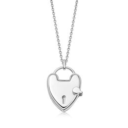 Slovehoony S925 Sterling Silver Classic Style New Jewellery 18K Gold Plated Biography Heart Locket Necklace