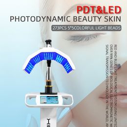 Standing Version Phototherapy Skin Smoothing Laxity Improvement Face Lifting Collagen Remodelling Redness Wrinkle Removal PDT Machine with 7 Colours