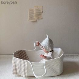 Bassinets Cradles Baby Sleeping Basket Nest Portable Newborn Outdoor Sleeping Bed Cradle Infant BassinetL231016