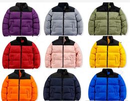 Designer mens down jacket winter puffer jacket Coats jackets unisex tops Outwear embroidery Stand Collar Loose Thick zipper winter jackets outerwear winterjacke