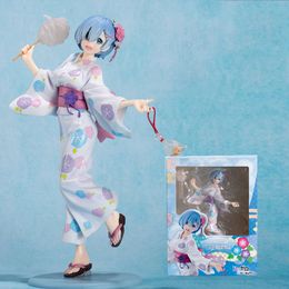 Finger Toys 24cm Rem Yukata Sexy Anime Figure Re:life in A Different World From Zero Rem Yukata Ver. Pvc Action Figure Collectible Model Toy