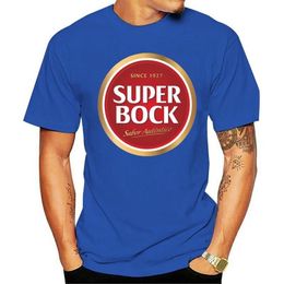 Men's T-Shirts Casual Fashion T-shirt Round Neck Cool Man's Super Bock Beer Portugal Printed Short Sleeve2620