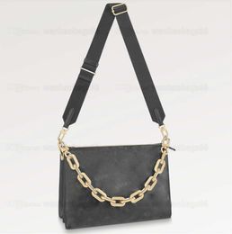 Designer Coussin Pm Mm Women Bag Genuine Calf Leather Embossed Chain Carry Purse Clutch Crossbody Fashion Handbag Classic Shouler 5585ESS