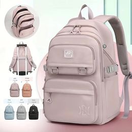 School Bags Large Capacity Students Backpack Casual Waterproof Nylon Double Shoulder Bag Fashion Travel College Bag 231016