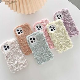 Cell Phone Cases Suitable for Apple 13 15 14 Plush 11 XR Phone Case iPhone 12Pro XS Max Autumn/Winter PlushL2310/16