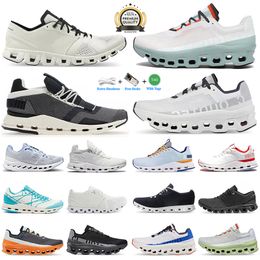 On Cloud Platform Flat Jogging Walking Shoe Designer Mens Womens Running Shoes Heather White All White Lumos Black Frost Men Women Trainers Sports Sneakers 36-45