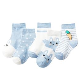 Детские носки, хлопковые сетчатые носки для новорожденных, милые детские носки с рисунками животных для мальчиков и девочек, аксессуары для детской одежды 231016