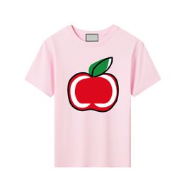 10 Farben Baumwollkinder T-Shirts G Designer Baby Kleidung Luxus T-Shirts für Kid Designer Boy Tops Childrens Anzug Mädchen T-Shirts hoch gedruckt hoch