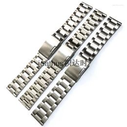 Watch Bands Jeathus Watchbands Stainless Steel Band 22 24mm Wristbands High Quality Watchstraps Watches Accessories For Man