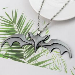 Pendant Necklaces Bat Necklace Lily Munster Statement Vampire Wing Gothic Halloween Costume Fashion Jewelry Party Gifts