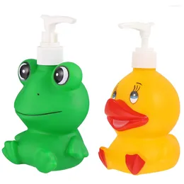 Liquid Soap Dispenser 2 Pcs Manual Press Bottle Child Travel Containers Refillable Lotion Material Household Shampoo