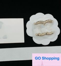 All-match Letter Full Diamond Brooch Pin Fashion Suit Woollen Collar Pin Rhinestone Alloy Material Collar Pin