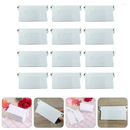 Curtain 12 Pcs Accessories Vertical Blind Bottom Plates White Drapes Blinds Plastic Home Tags