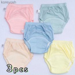 Cloth Diapers 3PCS/LOT Candy Colours Newborn Training Pants Summer Baby Shorts Washable Boy Girls Cloth Diapers Reusable Nappies Infant PantiesL231016