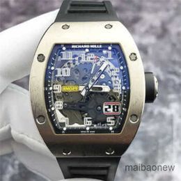 Designer Bag Tourbillon Swiss Quartz Watch Sport Carbon TPT RichareMill Band Diamond Set y Mechanical Automatic Watches Mens Wristwatches UJ5K with Logo
