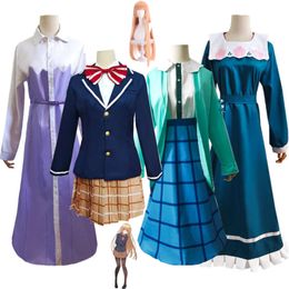 Cosplay Anime The Angel Next Door Spoils Me Rotten Shiina Mahiru Cosplay Costume Wig Daily Clothing School Jk Uniform Hallowen Suit