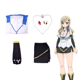 Anime Edens Zero Rebecca Bluegarden Cosplay Costumes Women Uniform Wig Roleplay Full Set Halloween Outfits