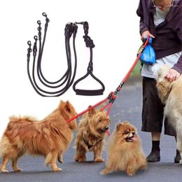 Dog Collars Nylon Training Leash For Pet Supplies Walking Harness Collar Leader Rope Dogs Cats Leads Leashes