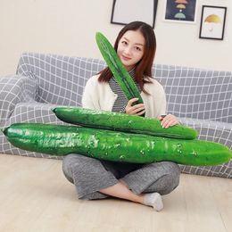 Plush Dolls Pillows Cushions Creative Simulation 55CM Cucumber Toys Stuffed Cute Lifelike Fruits Funny for Kids Children Christmas Gifts 231016