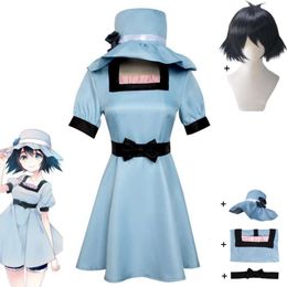 Cosplay Anime Steins Gate Shiina Mayuri Cosplay Costume Wig Blue Dress Hat Cute Loli Dexy Woman Uniform Hallowen Carnival Party Suit