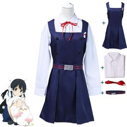 Cosplay Anime Kitashirakawa Tamako Market Cosplay Costume Shirt Dress Adult Woman Outfit Halloween Carnival Party School Uniform Suit