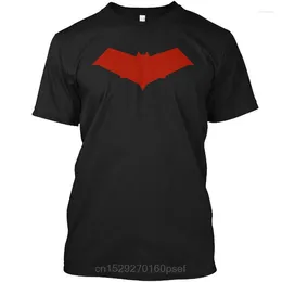 Men's T Shirts Red Hood T-shirt Summer Fashion Funny High Quality Printing Casual Cotton Round-neck Short Sleeve Eu Size