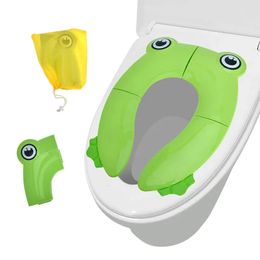 Seat Covers Portable Kids Travel Potty Seat Pad Baby Folding Toilet Training Seat Cover Toddler Urine Assistant Cushion Children Pot Seater 231016